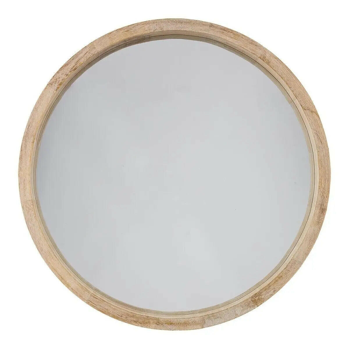 Miroir Rond en Bois D50 cm - Alisdom