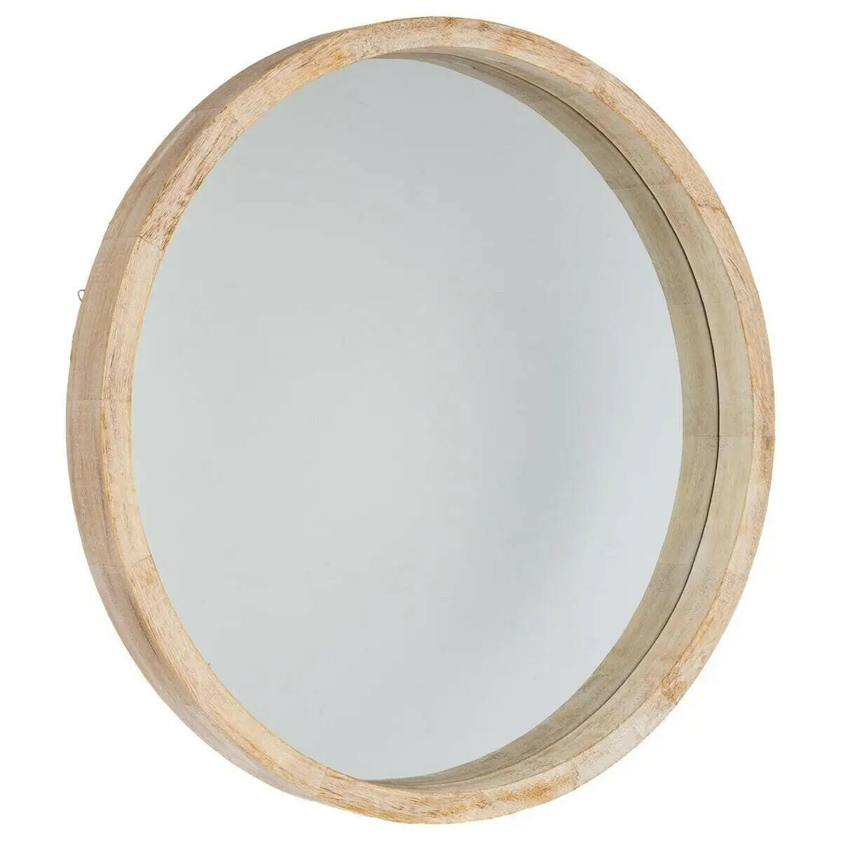 Miroir Rond en Bois D50 cm - Alisdom