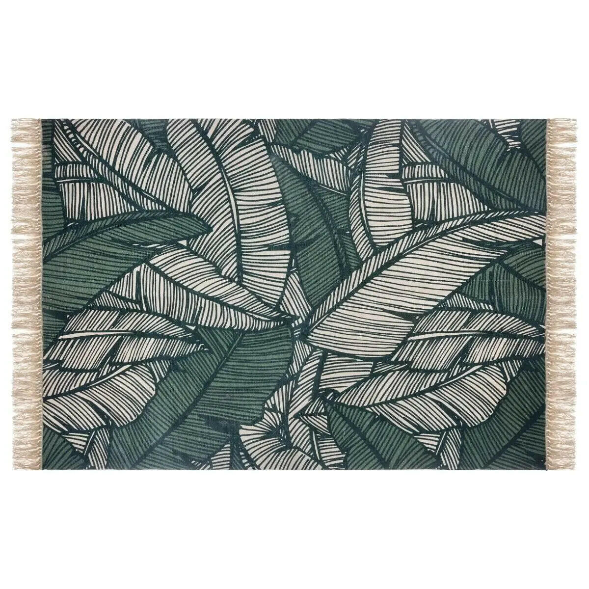 Tapis Vert Imprimé 120x170 cm - Alisdom