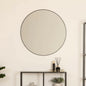 Miroir Rond Noir D76 cm - Alisdom