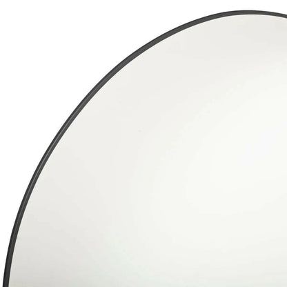 Miroir Rond Noir D76 cm - Alisdom