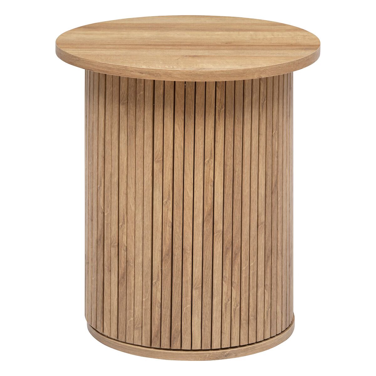 Table d’appoint D45 cm Effet Placage Bois - Alisdom