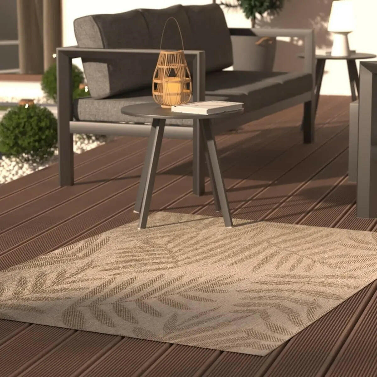 Tapis Beige/Lin 120x170 cm - Alisdom