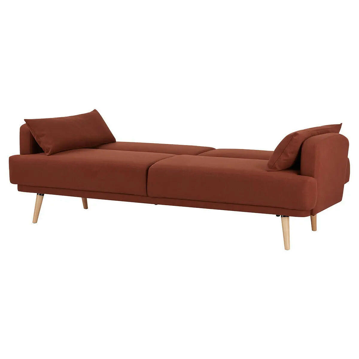 Canapé Banquette 3 Places Rouge - Alisdom