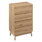 Commode Scandinave en Bois avec 5 Tiroirs