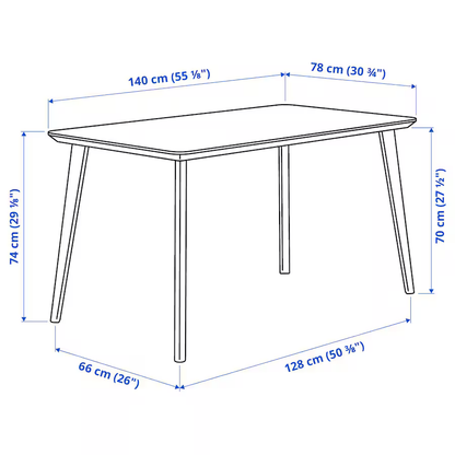 Table de Salle à Manger en Frêne